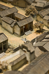 Image showing model of chinese village 