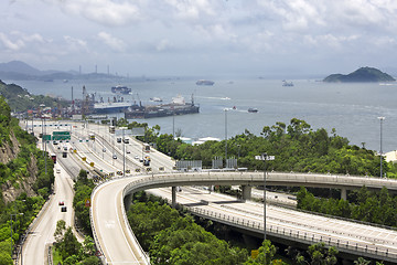 Image showing highway in Hong Kong 