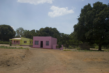 Image showing Huts in Mozambique