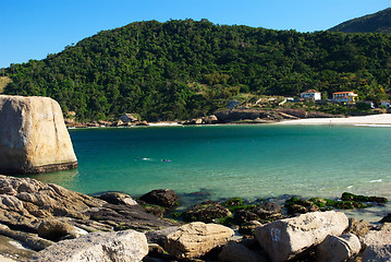 Image showing Crystalline sea beach in Niteroi, Rio de Janeiro, Brazil