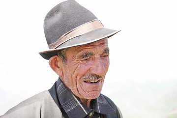 Image showing Elderly man in hat