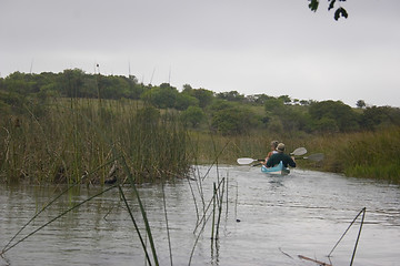 Image showing Canoeing in Mozambique