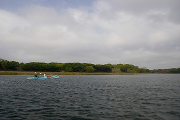 Image showing Canoeing in Mozambique
