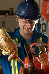 Image showing Woman working in Shop