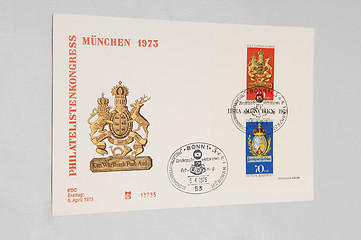 Image showing 1st day letter from Munich.