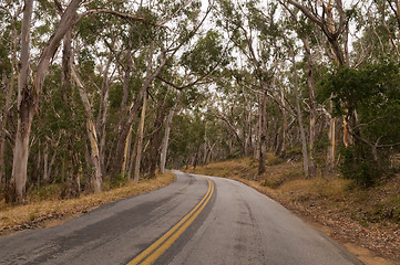 Image showing Curving road