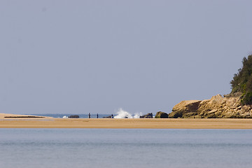 Image showing Bilene river mouth Mozambique