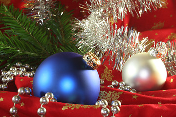 Image showing Christmas balls