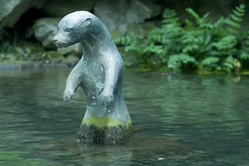 Image showing otter statue