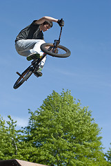 Image showing BMX Bike Stunt