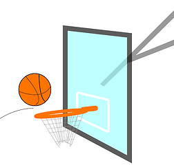 Image showing Shooting Hoops