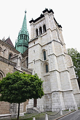 Image showing Cathedral Saint Pierre in Geneva, Switzerland 