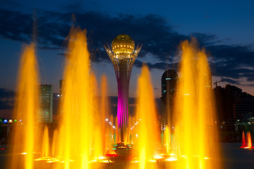 Image showing Light fountain.