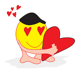 Image showing Smiley Valentine