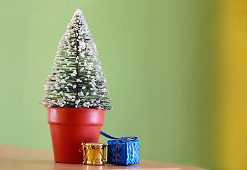 Image showing Christmas decorative fir tree