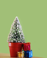 Image showing Christmas decorative fir tree