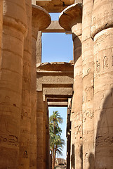 Image showing The Karnak Temple in Egypt