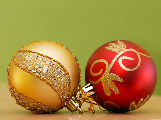 Image showing Christmas balls