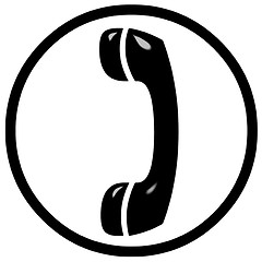 Image showing 3D Telephone Sign