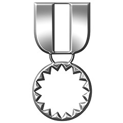 Image showing 3D Silver Medal of Honour