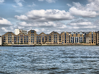 Image showing London docks