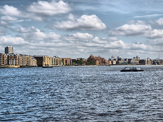 Image showing London docks