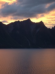 Image showing Sunset Mountains