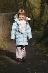 Image showing girl in forest