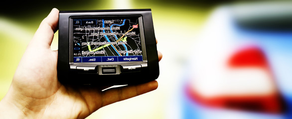 Image showing Gps in a man hand.