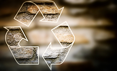 Image showing Recycle symbol .