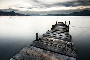 Image showing jetty sunrise 