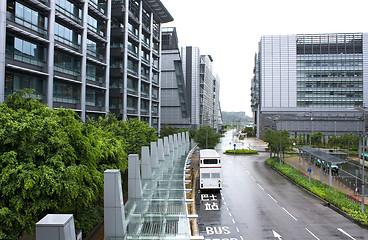 Image showing hong kong modern building at daytime