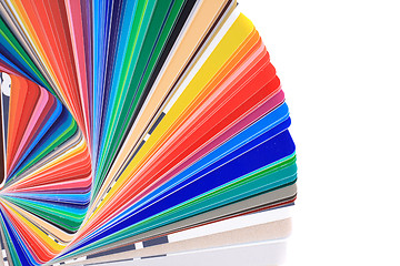 Image showing color palette background