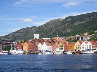 Image showing bryggen i Bergen