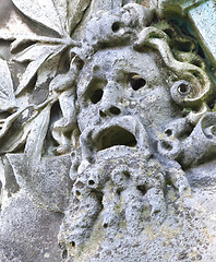 Image showing stone face