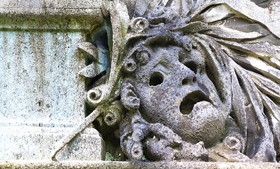 Image showing stone face