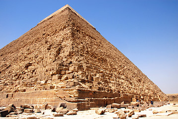 Image showing Kefren Pyramid on Giza, Cairo