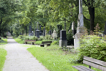 Image showing munich south cemetery