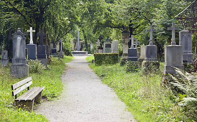 Image showing munich south cemetery