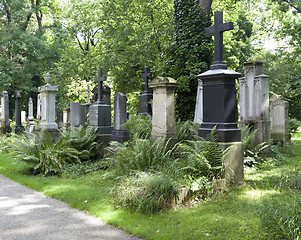 Image showing munich south cemetery