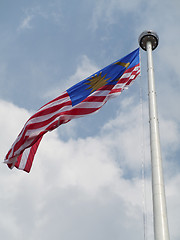 Image showing Malaysian flagpole