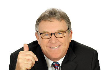 Image showing Thumbs Up Businessman