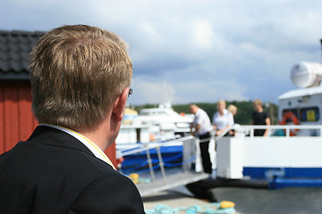 Image showing Waiting for ferry