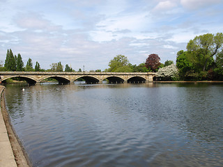 Image showing Serpentine lake, London