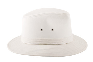 Image showing white fashion hat for safari