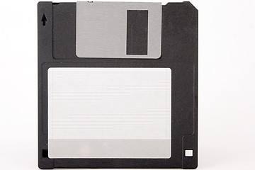 Image showing front view of obsolete floppy disk