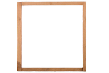 Image showing old wooden frame