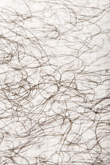 Image showing hand-made paper with fabric wire