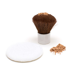 Image showing Brush with powder