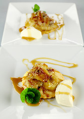 Image showing Caramelized Banana Stack